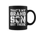 My Grandson Out There Wrestling Grandma Grandpa Coffee Mug