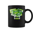 Green Tape Cassettes Classic Old School Green Color Graphic Coffee Mug