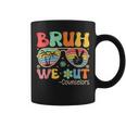 Groovy Bruh We Out Counselors Last Day Of School Coffee Mug