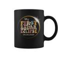 Groovy My First Solar Eclipse Boys Girls 2024 Solar Eclipse Coffee Mug