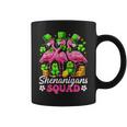 Groovy Shenanigan Squad Irish Flamingo St Patrick's Day Coffee Mug