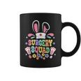 Groovy Surgery Squad Surgical Tech Nurse Bunny Ear Easter Coffee Mug