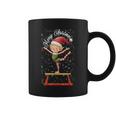 Gymnast Elf On Balance Beam Xmas Gymnastics Christmas Coffee Mug