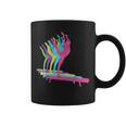 Gymnast Girl On Balance Beam 80S Colors 1980S Coffee Mug