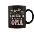 Happiness Is Being An Oma Floral Oma Mother's Day Coffee Mug