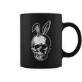 Happy Easter Skull With Bunny Ears Ironic Coffee Mug