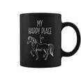 My Happy Place Horse Lover Horseback Riding Equestrian Coffee Mug