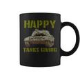 Happy Tanksgiving Military Tank Thanksgiving Coffee Mug