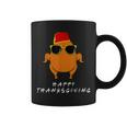 Happy Thanksgiving Turkey With Hat For Friends Coffee Mug