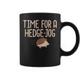 Hedgehog Time For A Hedge Jog Jogging Work Out Pun Coffee Mug