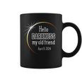 Hello Darkness My Old Friend April 8 2024 Eclipse Coffee Mug