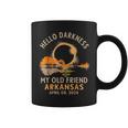 Hello Darkness My Old Friend Total Eclipse 2024 Arkansas Coffee Mug