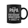 Herren Papa Und Fotograf Keine Angst Fotografieater Fotograf Tassen