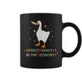 Heterosexuality In This Economy Lgbt Pride Goose Rainbow Coffee Mug