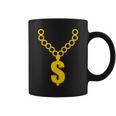 Hip Hop Gold Chain Rap Gangsta Dollar Necklace Money Bling Coffee Mug