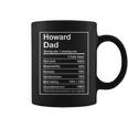 Howard Dad Nutrition Facts Fathers Day Michigan Coffee Mug