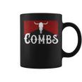 Howdy Combs Western Music Country Cowboy Combs Bull Skull Coffee Mug