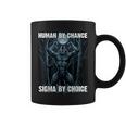 Human By Chance Sigma By Choice Cool Werewolf Coffee Mug