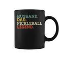 Husband Dad Pickleball Legend Pickle Ball Papa Grandpa Men Coffee Mug