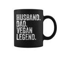 Husband Dad Vegan Legend Father's Day Coffee Mug