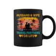 Husband And Wife Travel Partners For Life Beach Traveling Coffee Mug
