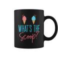 Ice Cream Gender Reveal What The Scoop Coffee Mug