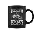 Ich Habe Zwei Titel Quadfahrer Und Papa Atv Quad Father's Day Tassen