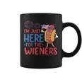 I'm Just Here For The Wieners Patriotic 4Th Of July Coffee Mug