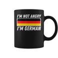 I'm Not Angry I'm German Germany Flag German-American Coffee Mug