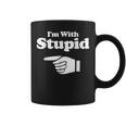 I'm With Stupid Pair Couple Brother Sister Coffee Mug