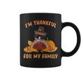 I'm Thankful For My Family Thanksgiving Turkey Wear Mask Coffee Mug