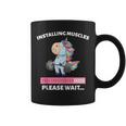 Installing Muscles Unicorn Weight Lifting Fitness Motivation Coffee Mug