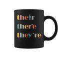 Their There They're English Teacher Grammar Explanation Coffee Mug