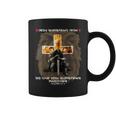 Iron Sharpens Iron Christian Scripture Crosses Lion Graphic Coffee Mug