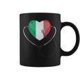 Italian Nurse Doctor National Flag Colors Of Italy Medical Coffee Mug