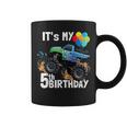 It's My 5Th Birthday Monster Truck 5Th Birthday Boy Coffee Mug