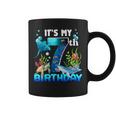 It's My 7Th Birthday Party Ocean 7 Years Old Sea Fish B-Day Coffee Mug