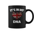 It's In My Dna British Flag Union Jack Britain Uk Coffee Mug