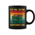 It's Fine I'm Fine Everything's Fine Lil Dumpster Fire Coffee Mug