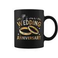 It's Our Wedding Anniversary Happy Wedding Just Married Coffee Mug