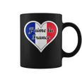 J'aime La France Flag I Love French Culture Paris Francaise Coffee Mug