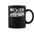 Jdm Car Evo 8 Wicked White Rs Turbo 4G63 Coffee Mug