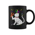 Jester Cat Crawfish Mardi Gras Carnival Masquerade Party Coffee Mug