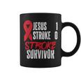 Jesus 1 Stroke 0 Stoke Awareness Stroke Survivor Coffee Mug