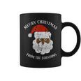 Johnson Family Last Name Surname Santa Merry Christmas Coffee Mug