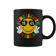 Junenth 1865 Celebrate Black Pride Freedom African Retro Coffee Mug