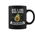 Just A Girl Who Loves Avocadoségétalien Costume Un Avocat Tasse