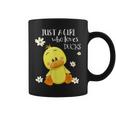 Just A Girl Who Loves Ducks Cute Duck Lover Owner Coffee Mug