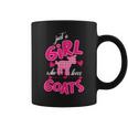 Just A Girl Who Loves Goats Love Arrow Coffee Mug