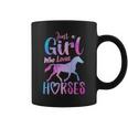 Just A Girl Who Loves Horses Riding Cute Horse Girls Women Coffee Mug